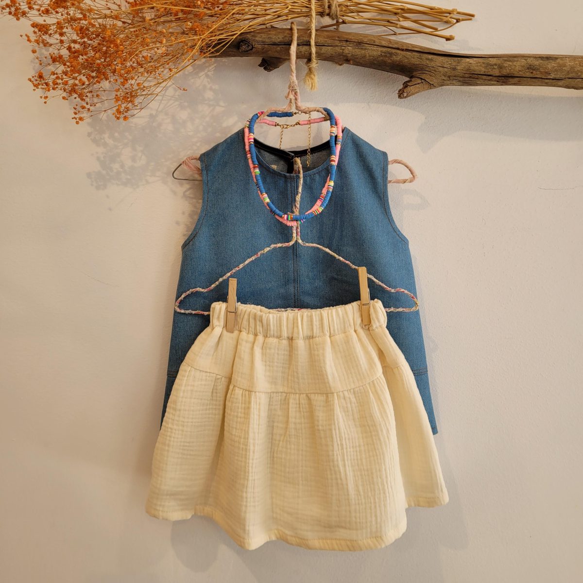 FALDA BAMBULA BEIGE